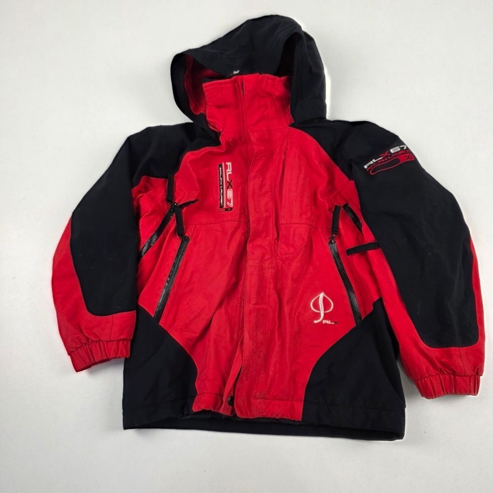Ralph Lauren RLX Winter‎ Ski Snowboard Jacket Kids Sz 5 Hooded